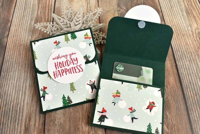 Handmade Christmas Gift Card Holders Holiday Gift Card Etsy New Zealand