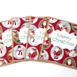 Christmas Gift Card Holder - Christmas Card Holder - Stocking Stuffer - Unique Christmas Card - Holiday Gift Card Holder - Santa Gift Card