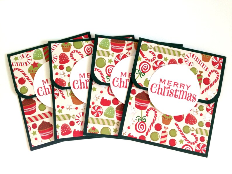 Candy Christmas Gift Card Holders Holiday Money Envelopes Etsy - candy christmas gift card holders holiday money envelopes sweet christmas money card set grandchild gift stocking stuffer giftcard