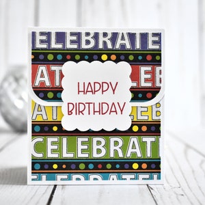 Birthday Gift Card Holder Set of 4 Happy Birthday Money Holder Variety Cards Coworker Gift Money Envelopes Teen Gift Card Envelope image 4