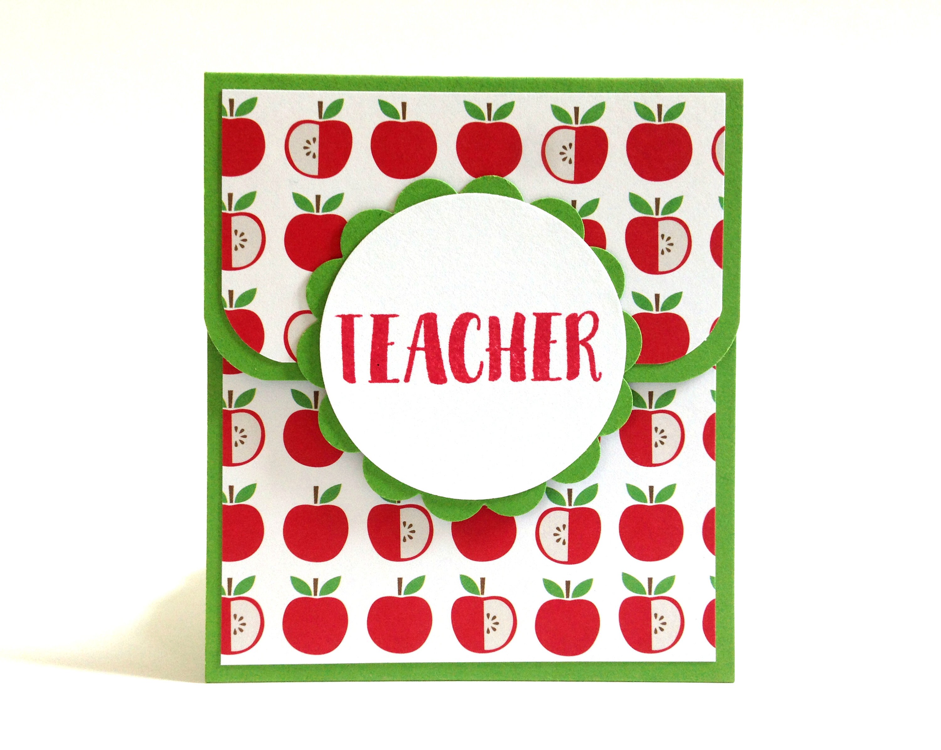 Back to School Gift Card Holder Handmade Teacher Gift Card - Etsy