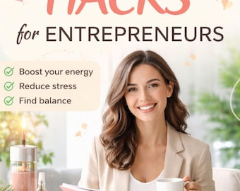 E-bok om egenvård för entreprenörer | Guide till mental hälsa och välbefinnande för företagare | Digital nedladdning