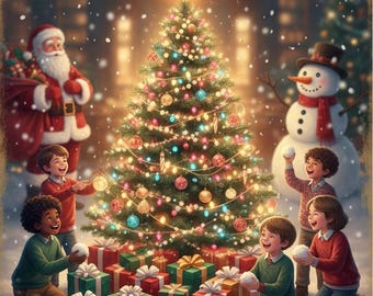 Christmas Activity Book for Kids | Stories, Coloring & Puzzles | Holiday Children’s Book