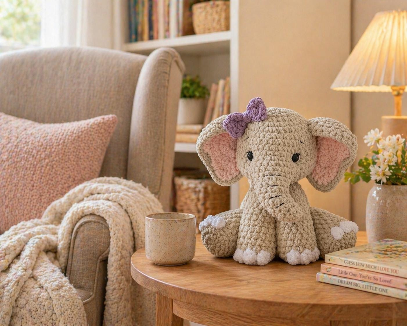 Elephant Amigurumi Tutorial, Cute Plush Toy Pattern, Crochet Pattern ...
