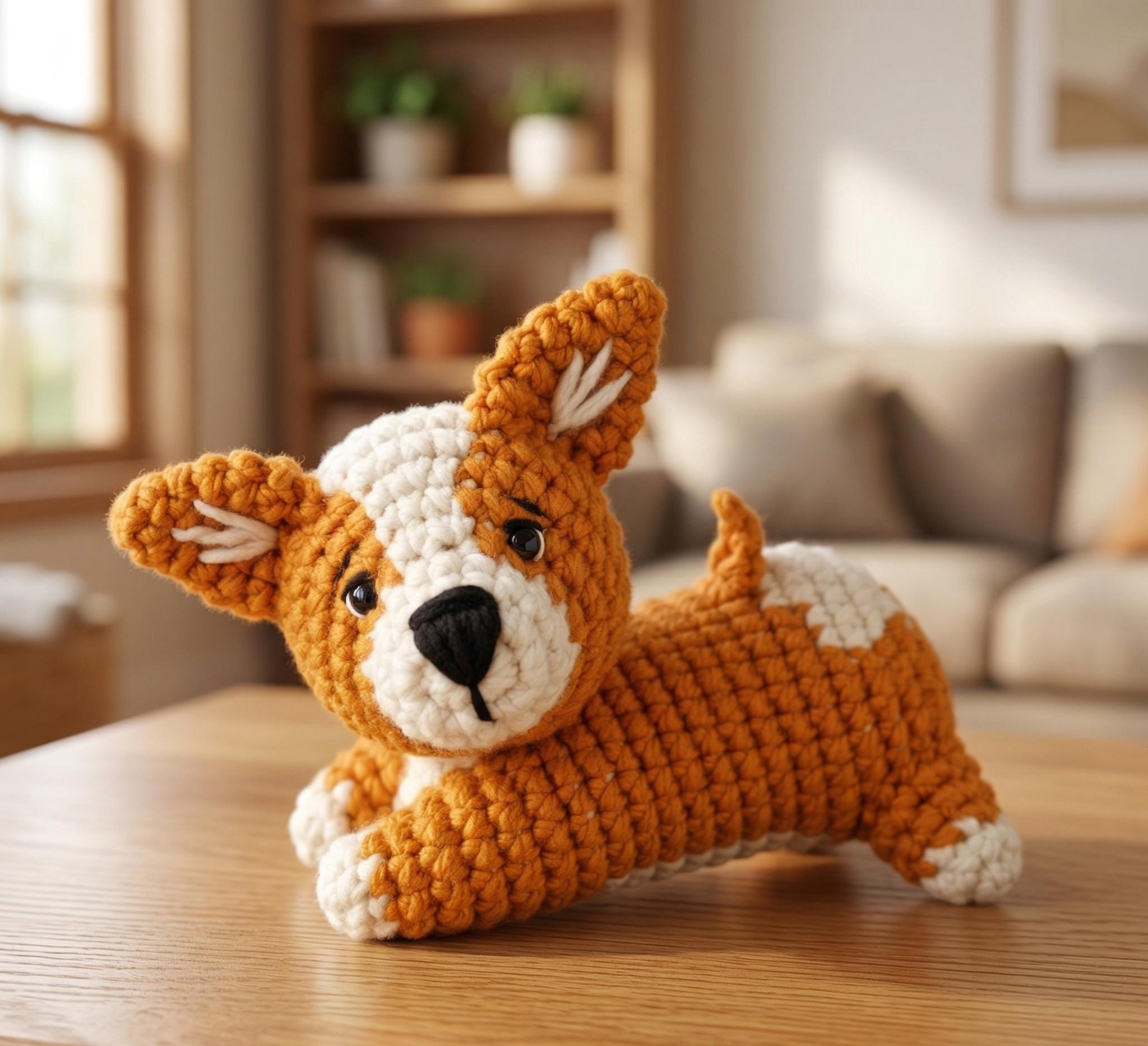 Baby Corgi Amigurumi Pattern