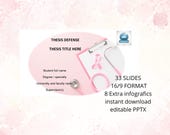 Thesis Defense Template /Academic Presentation template/Conception de diapositives moderne/présentation de soutenance de thèse ou recherche