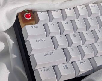 Handgemaakte puddingsleutelhanger | Cherry MX Dessert Artisan-toetsenbordaccessoire
