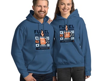 Programmierer Hoodie, FUEL My Tech Stack, Programmierer Sweatshirt, Programmierer Geschenk, FUEL My Tech Stack, Kaffee & Code