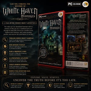 White Haven Mysteries PC CD-ROM Skräckspel med dolda föremål och mysterier