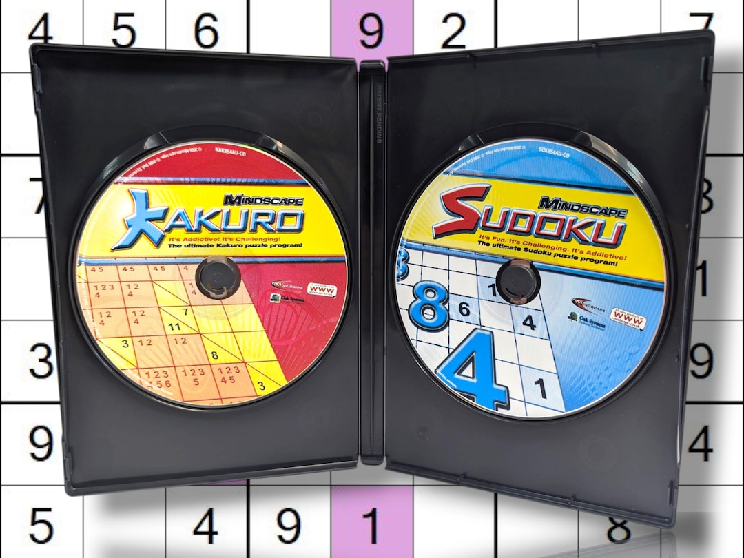 Sudoku & Kakuro Collector's Edition PC-CD, 2006 for Windows - New CD - Etsy