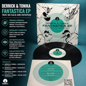 Derrick & Tonika – Fantastica EP Raro vinile di hip-hop elettronico