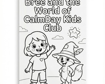 Kids Coloring Book Ages 4-7 | Printable Activity Book PDF | Bree, Zip & Glow