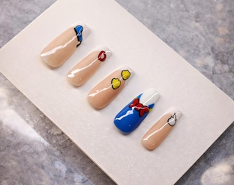 Donald Duck Press on nails