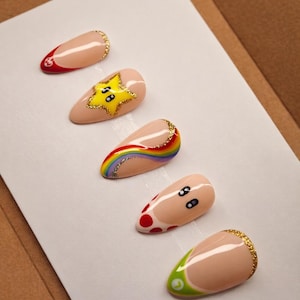 Super Mario Press on Nails image 1