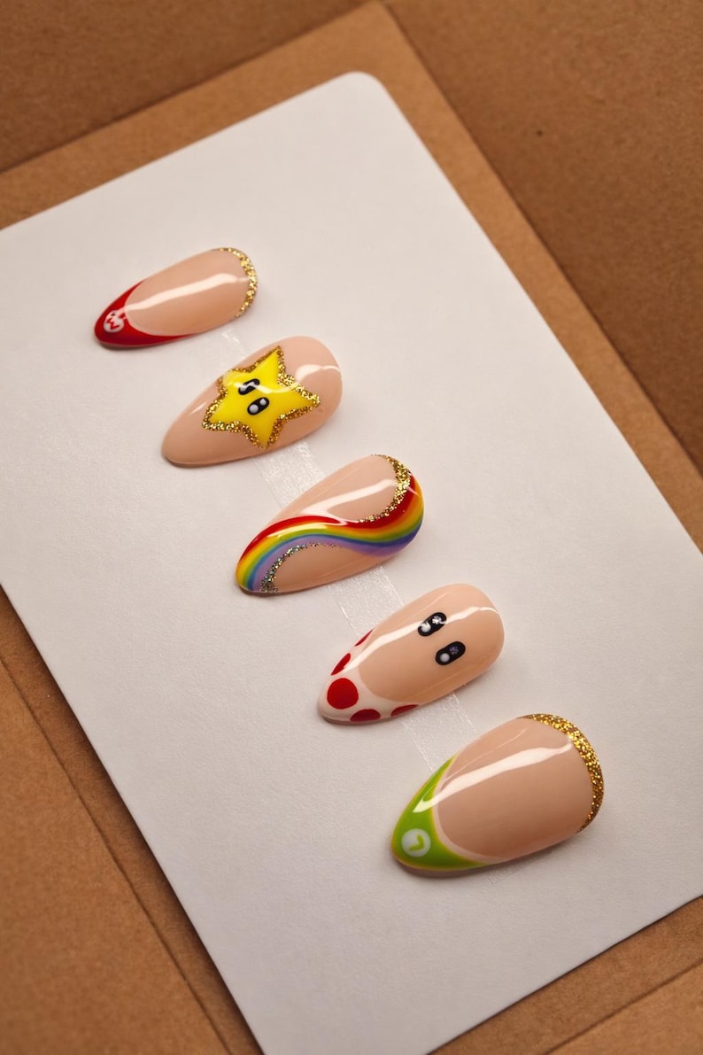 Super Mario Press on Nails image 1