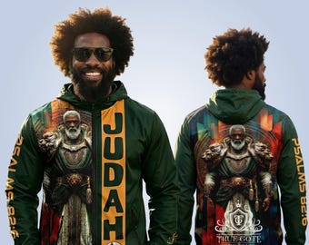 Judah Warrior Windbreaker | True GOTE, Afrocentric Israelite Jacket