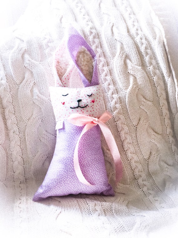 purple stuffed bunny