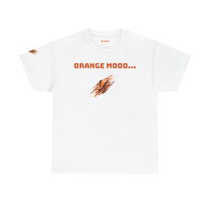 Emotion Archive Mood Colour Chart T-Shirt | Color-Mood Guide, Front/Back Print (orange mood)