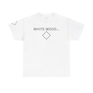 Emotion Archive Mood Colour Chart T-Shirt | Color-Mood Guide, Front/Back Print (white mood)