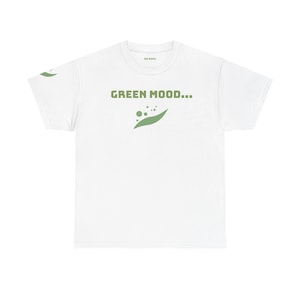 Emotion Archive Mood Colour Chart T-Shirt | Color-Mood Guide, Front/Back Print (green mood)