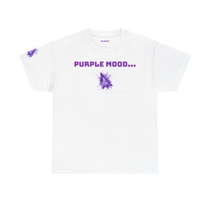 Emotion Archive Mood Colour Chart T-Shirt | Color-Mood Guide, Front/Back Print (purple mood)