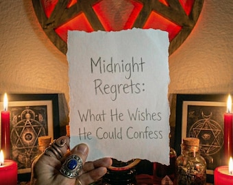 Same Hour Midnight betreurt zijn geheime bekentenissen Paranormaal begaafd lezen Wat denkt hij Same Day Tarot