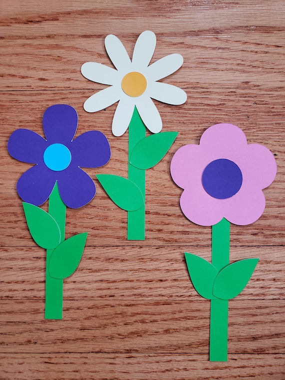 Flower Crafts With Paper - paper crafts for kids 