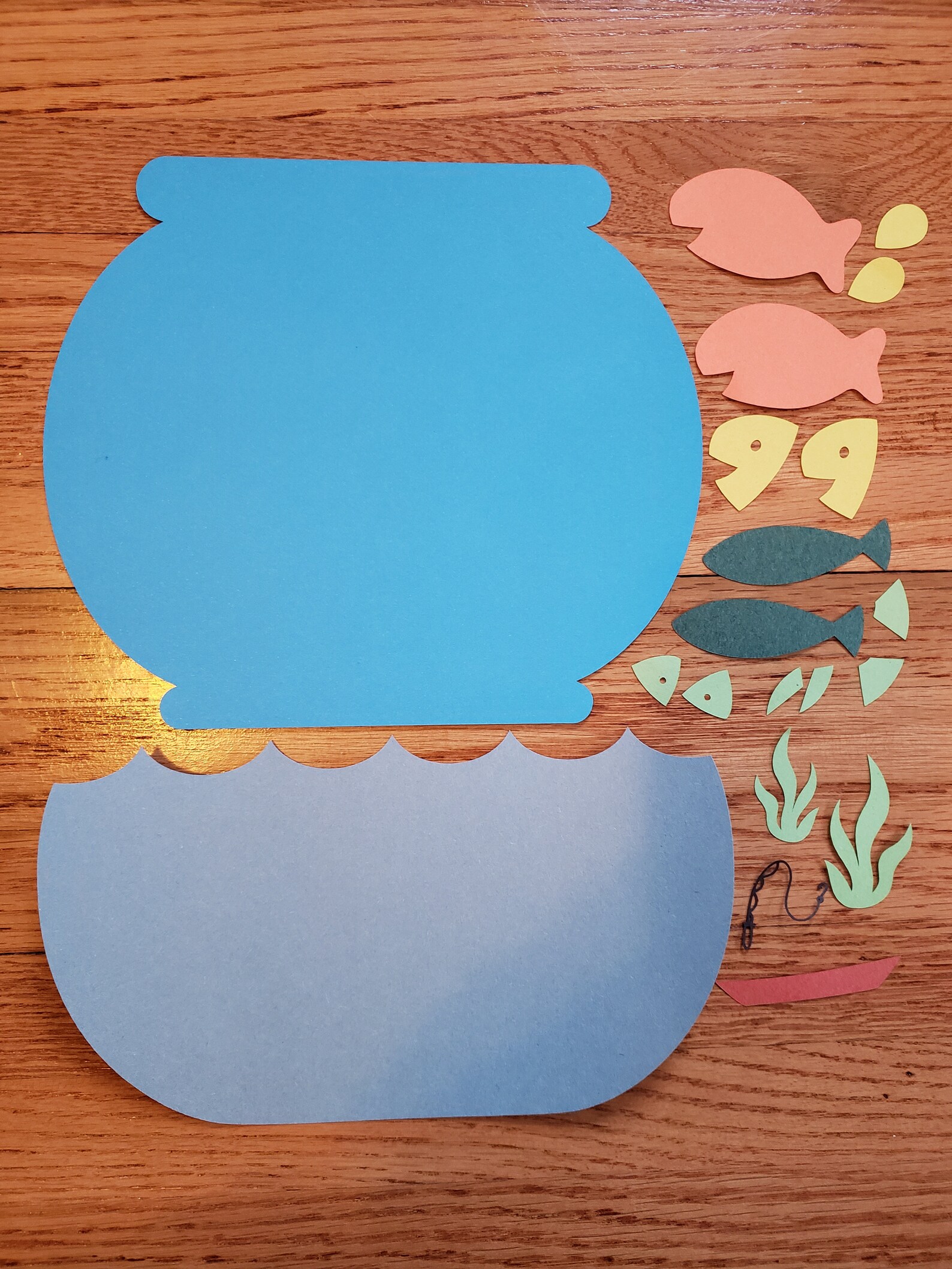 Fish Bowl Art Craft Project for Preschool and School Children Etsy