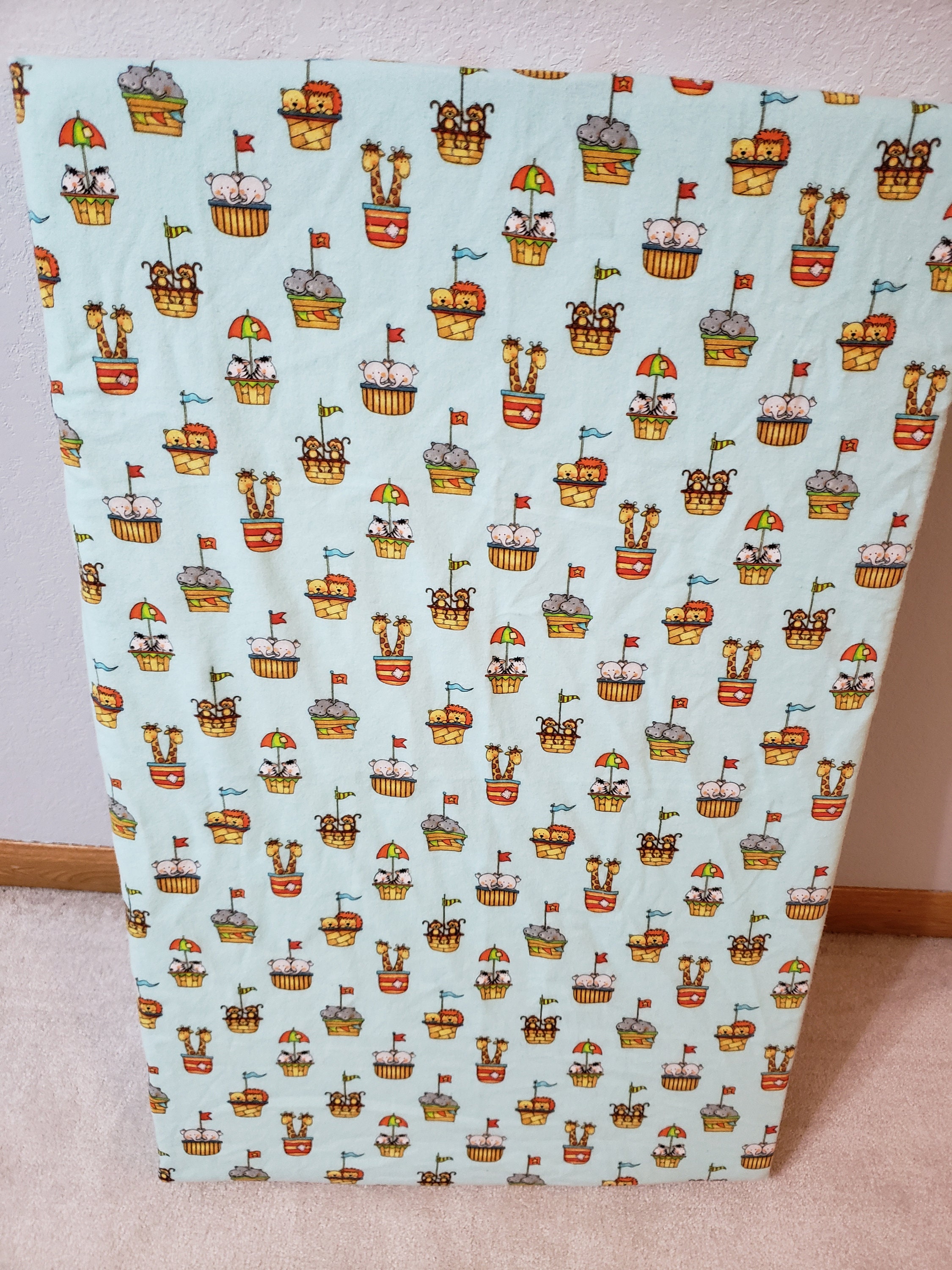 flannel mini crib sheet