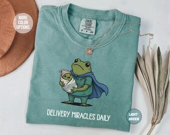 Labor And Delivery Nurse Frog Shirt, Funny Sarcastic L&D Nurse Comfort Colors T-Shirt, New L And D Nurse Graduation Gift, ER Team Gifts