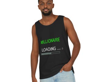 Miljonair Loading graphic tanktop | Grappig shirt met voortgangsbalk