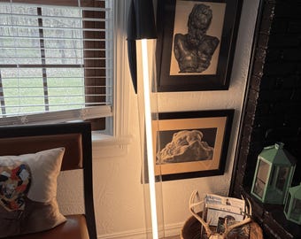 Custom 64" Bic Pen Inspired Floor Lamp