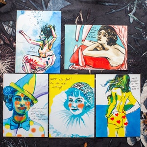 Life is a Joke Funny 5-Print Pack 5X7