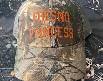 Fresno Princess Camo Trucker Hat
