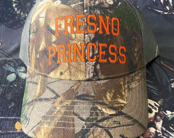 Fresno Princess Camo Trucker Hat