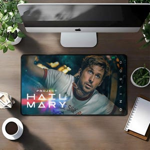 Project Hail Mary Movie Mission Desk Mat | Ryland Grace |  Sci Fi Gift, Space Suit, Astrophage Movie Customizable Gift