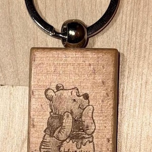 Nalle Puh - Anpassningsbar - Nyckelring