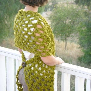 Crochet Pattern The Any Way Wrap pattern zdjęcie 4