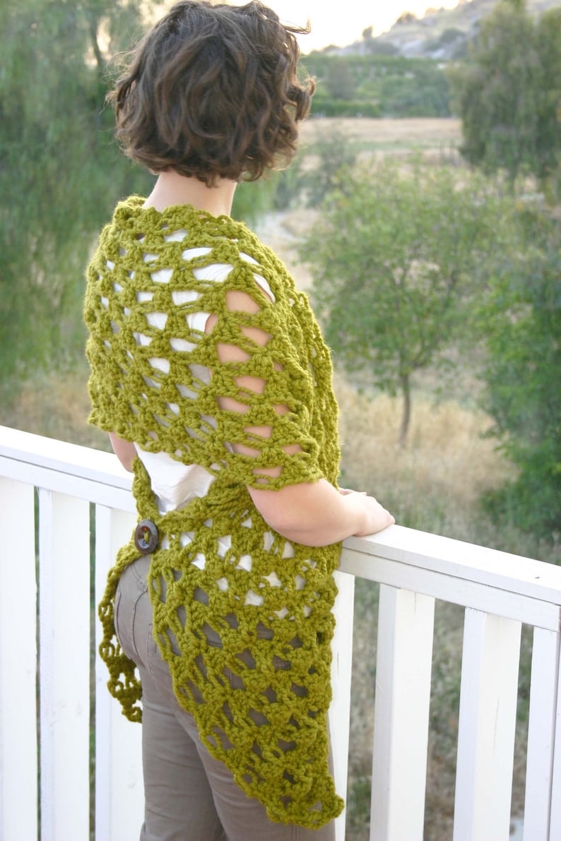 Crochet Pattern The Any Way Wrap pattern zdjęcie 4