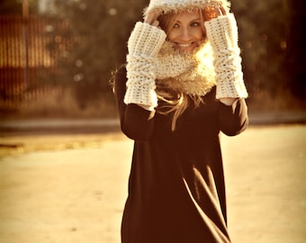 Crochet Pattern - Eskimo Hooded Cowl Easy Pattern