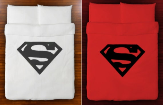 Superman Duvet Cover Bedding Queen King Twin Size Full Double Etsy