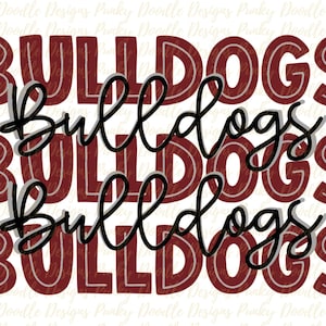 Bulldogs Sublimation Designs Downloads, Fall , Football, Sports Team, Football Season, MSU, Mississippi State PNG, Instant Download, Digital
