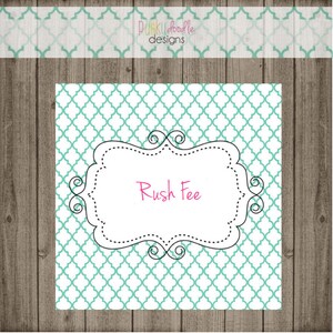 Rush Fee - Rush My Order