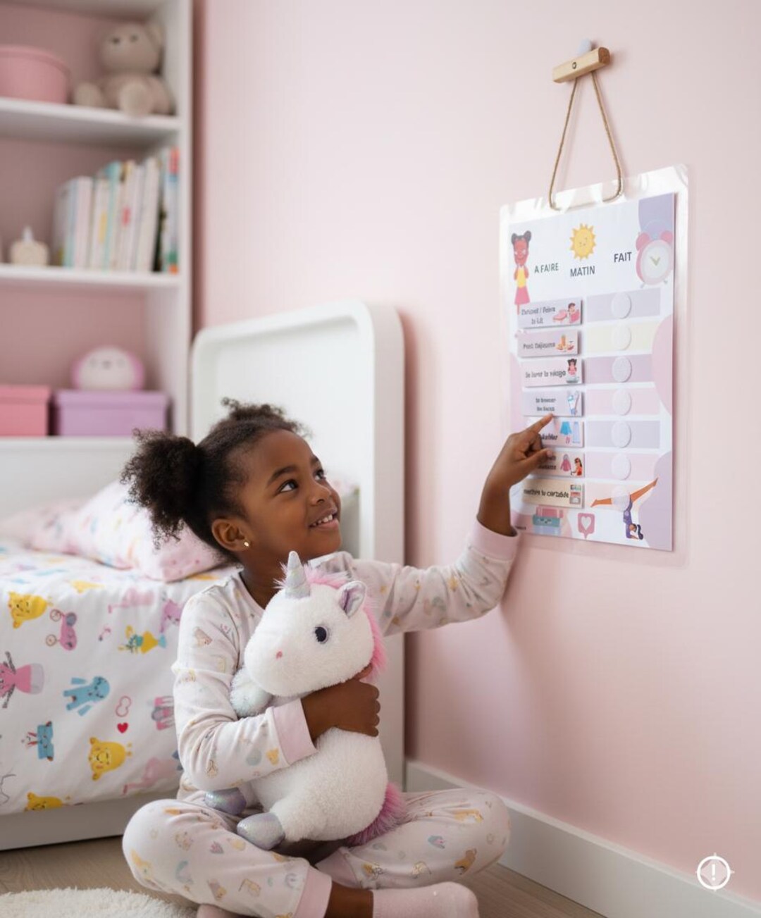 Tableau de Routine enfant à partir de 6 ans matin et soir thème violet ...