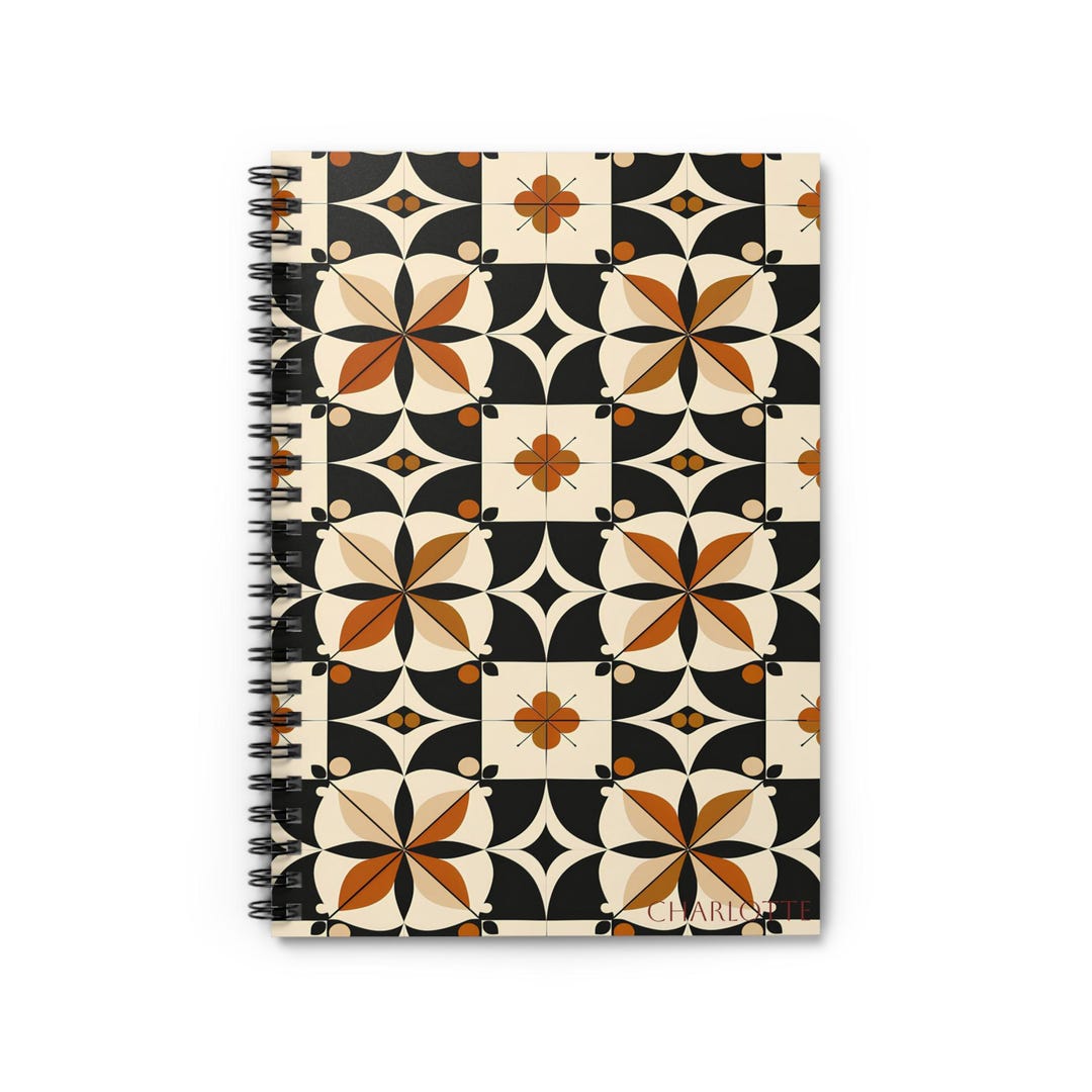 Chic Floral Spiral Notebook - Perfect for Journaling, Note-taking ...
