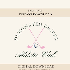 レディースゴルフ PNG カントリークラブ 指定ドライバー レディースゴルフ ソーシャルクラブ DD クリップアート カートガール トレンディ プレッピー SVG ゴルフ 独身パーティー