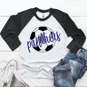 Panthers Soccer SVG Club FBC Highschool Middle Junior SVG Mom Shirt Fall Kids Panther College Mascot Spirit Iron on tshirt vinyl cut file
