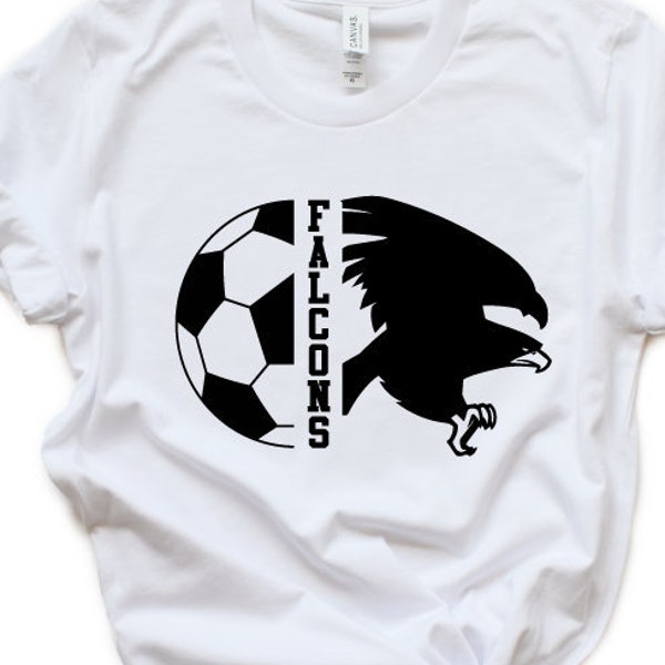 Falcons SVG Soccer SVG Falcon Mom Tshirt Football Club Iron On Design Space Cricut Cut Files  Silhouette Cut FilesMom varsity fall friday