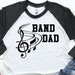 Band DAD SVG Music Marching Band Music Note Dad Tshirt - Etsy
