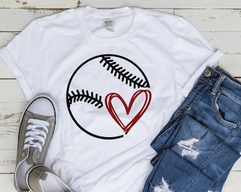 Baseball SVG Fastpitch Tshirt Dad Heart Mom Little League Kids svg dxf png  cut file cricut htv silhouette tshirt vinyl clipart Softball